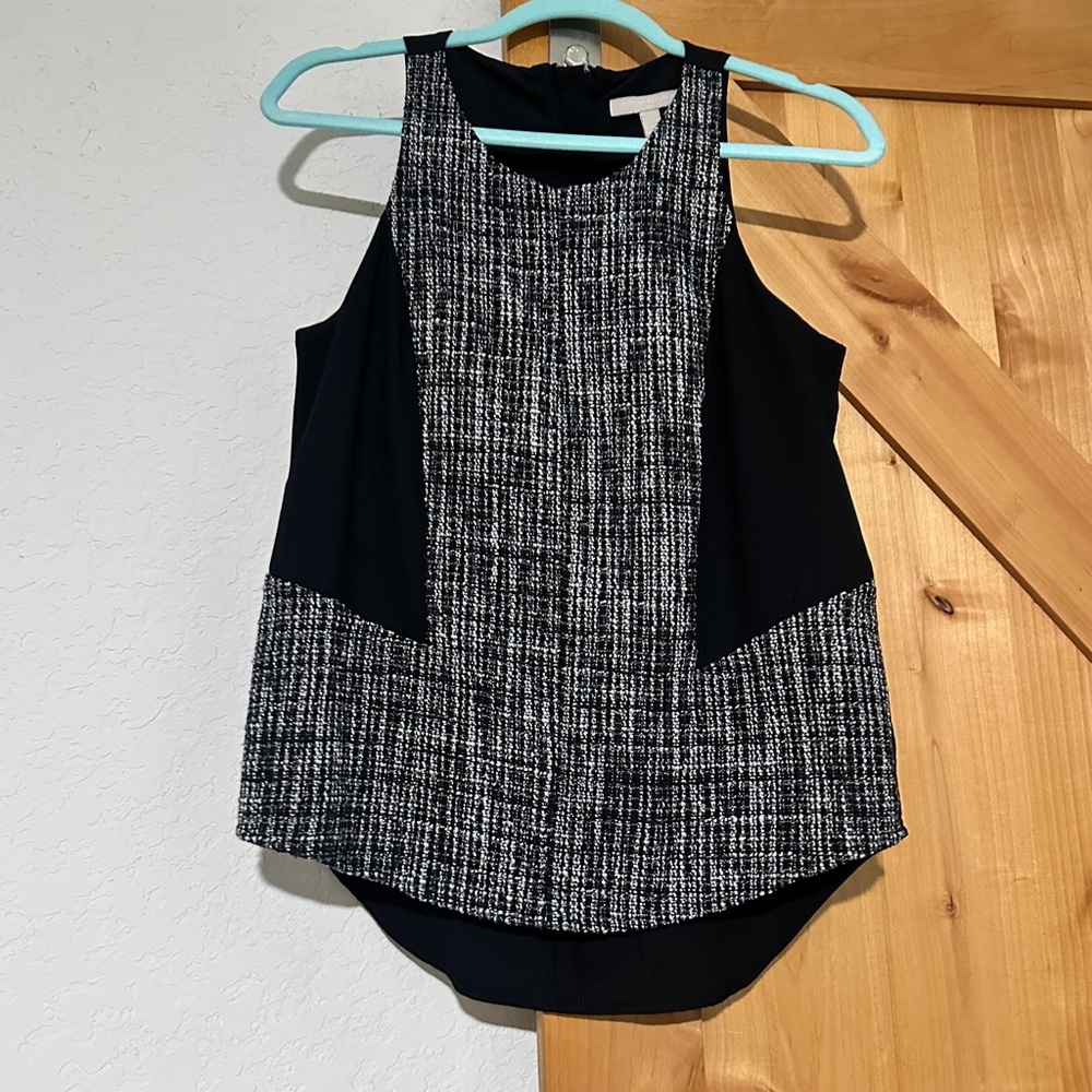 Banana Republic Black and White Tank Top